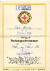 Urkunde "Rettungsschwimmer"